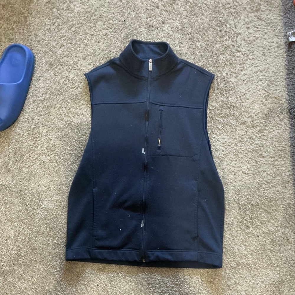 Van Heusen Navy Textured Vest